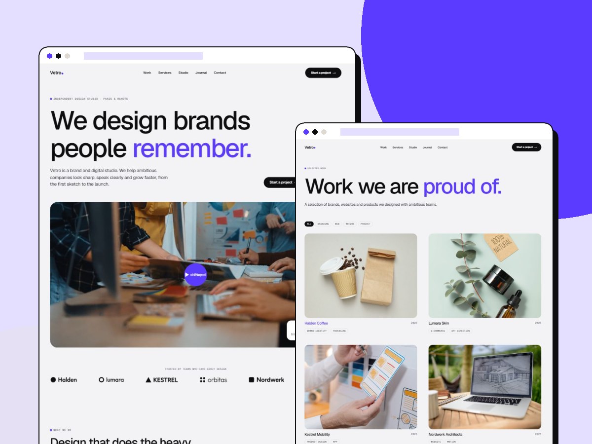 Vetro – Creative Agency Block Theme